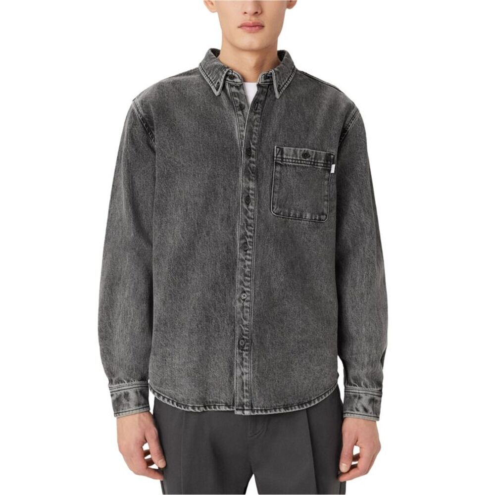 Frank & Oak Mens Denim Shirt Jacket, NWT